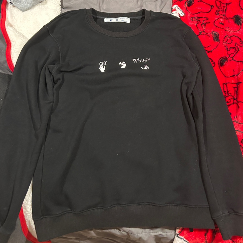 Off-White Black Men's Sweater